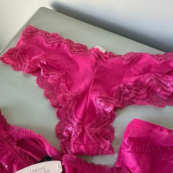 Victoria secret sexy little thing underwear lot bling lace mesh small NWT - Picture 3 of 8